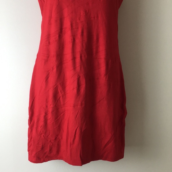 SOLD - Wilfred free sleeveless red midi dress - Picture 3 of 8